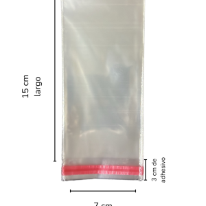 bolsa con adhesivo 7×15